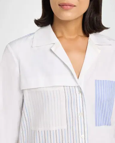 Jason Wu Collection Patchwork Cotton Shirtdress | Thumbnail 5 Jason Wu Collection Patchwork Cotton Shirtdress | Thumbnail 5