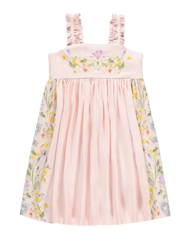 Girl 's Cypress Sleeveless Floral Print Dress