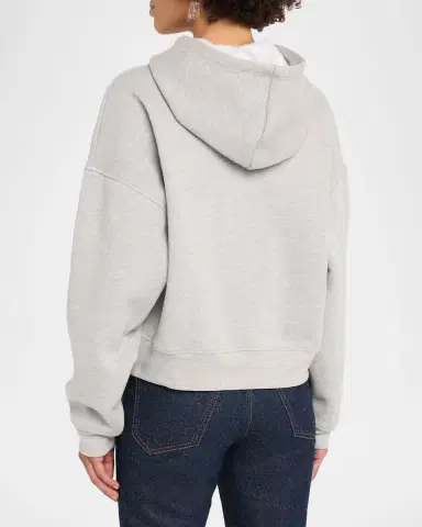 Favorite Daughter Logo Heart Embroidered Hoodie | Thumbnail 3