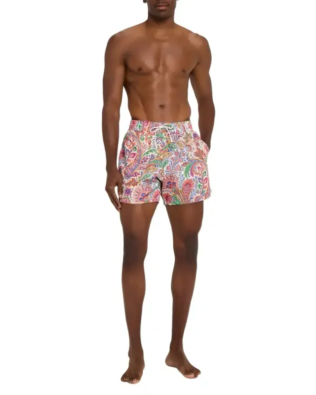 Men's Floral-Print Roma Swim Shorts