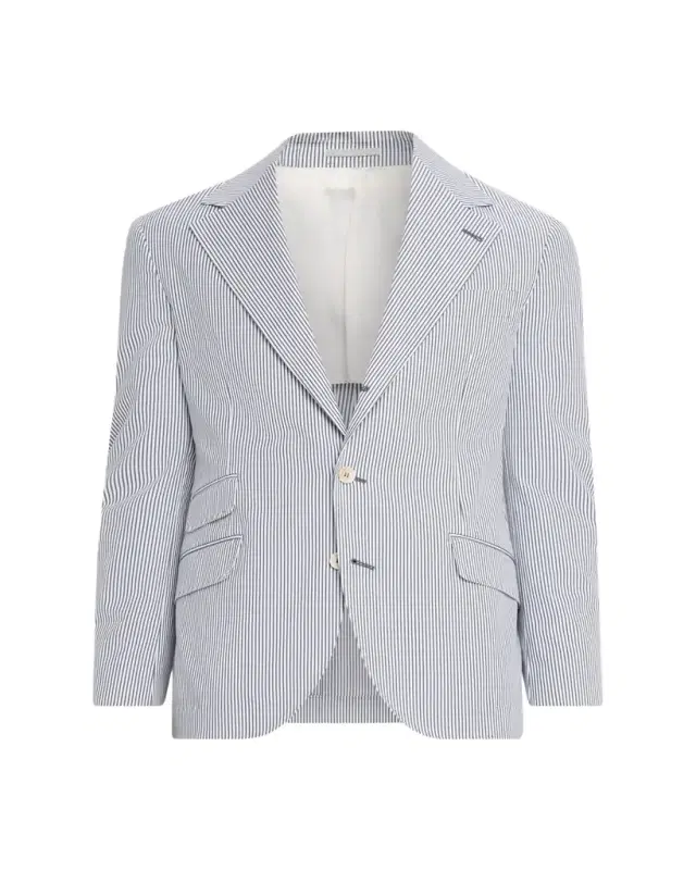 Brunello Cucinelli Men's Cotton-Blend Single-Breasted Jacket