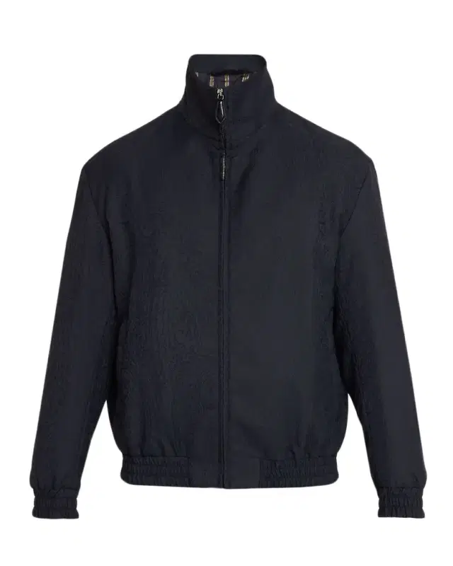 Men 's Paisley Jacquard Zip-Front Jacket