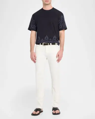 Etro Men 's Fuji Straight-Cut Denim Jeans | Thumbnail 2