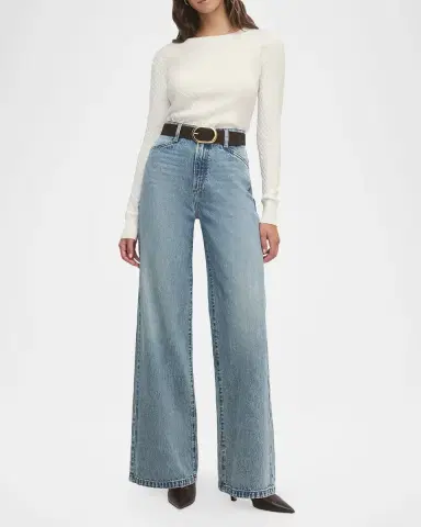 Favorite Daughter The Mischa Super High-Rise Wide-Leg Jeans | Thumbnail 2 Favorite Daughter The Mischa Super High-Rise Wide-Leg Jeans | Thumbnail 2