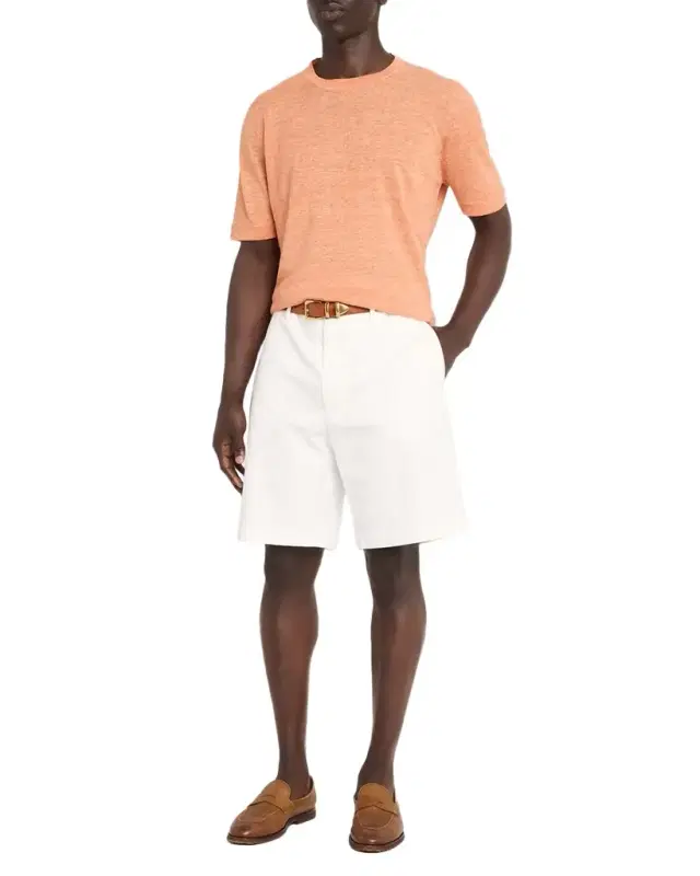 Cotton Mid-Rise Bermuda Shorts