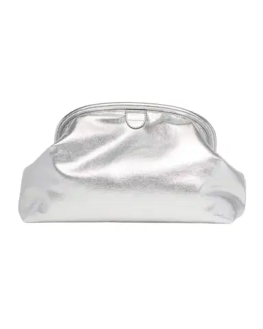 Stella McCartney Falabella Metallic Soft Clutch Bag | Thumbnail 1 Stella McCartney Falabella Metallic Soft Clutch Bag | Thumbnail 1