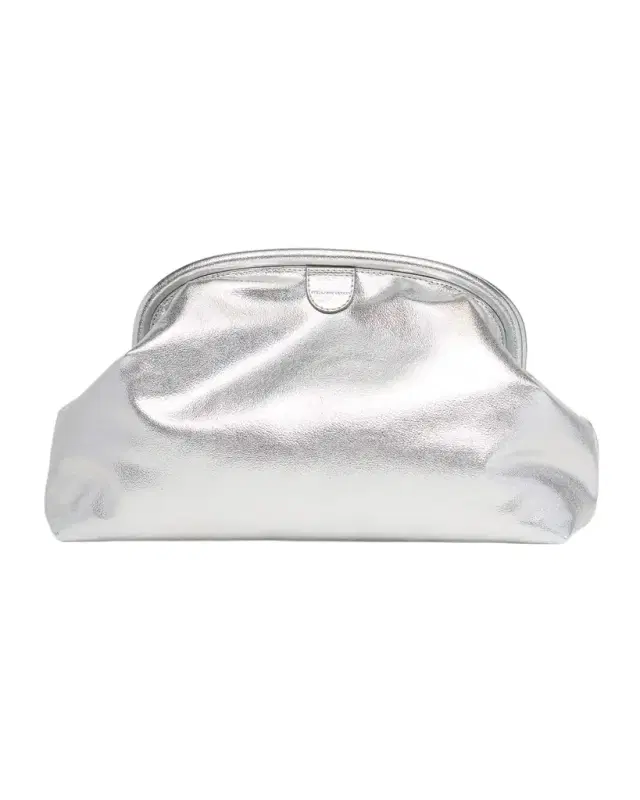 Stella McCartney Falabella Metallic Soft Clutch Bag