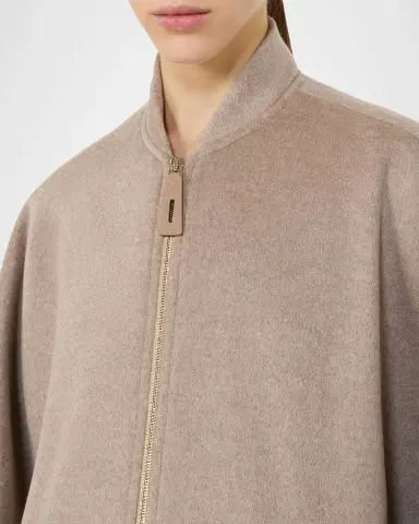 Max Mara Cashmere Zibeline Cape | Thumbnail 5