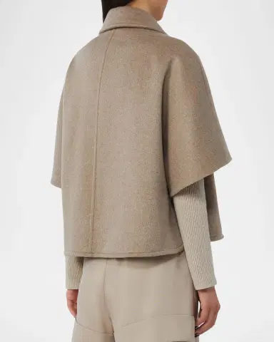 Max Mara Short Cashmere Cape | Thumbnail 3