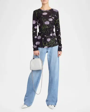Stella McCartney Falabella Chain-Trim Mini Crossbody Bag | Thumbnail 5 Stella McCartney Falabella Chain-Trim Mini Crossbody Bag | Thumbnail 5