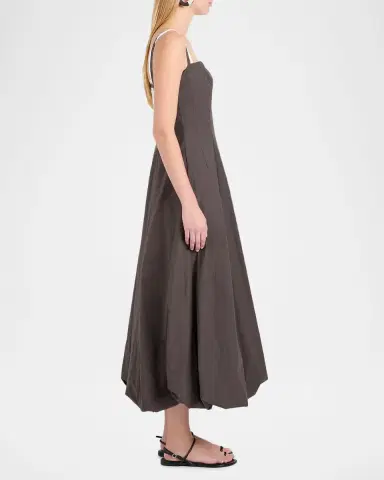Proenza Schouler White Label Ella Cotton Bubble Midi Dress | Thumbnail 5 Proenza Schouler White Label Ella Cotton Bubble Midi Dress | Thumbnail 5