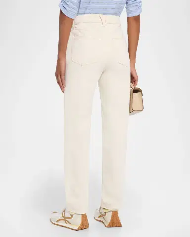 Veronica Beard Leah Mid-Rise Straight Jeans | Thumbnail 3 Veronica Beard Leah Mid-Rise Straight Jeans | Thumbnail 3