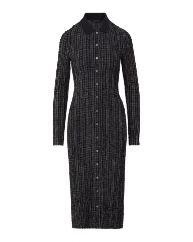 Veronica Beard Barrett Textured Plaid Shirtdress | Thumbnail 1
