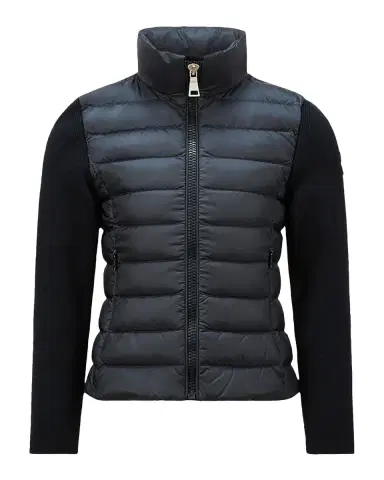 Moncler Girl's Padded Wool Zip-Up Cardigan | Thumbnail 2