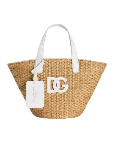 Dolce & Gabbana Kid's Coffa Tote Bag with DG Logo | Thumbnail 1 Dolce & Gabbana Kid's Coffa Tote Bag with DG Logo | Thumbnail 1