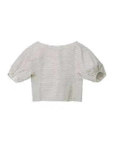Staud Didi Striped Puff-Sleeve Top | Thumbnail 1