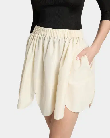 Simone Rocha Scalloped Petal Hem Mini Skirt | Thumbnail 4