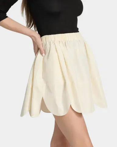 Simone Rocha Scalloped Petal Hem Mini Skirt | Thumbnail 6