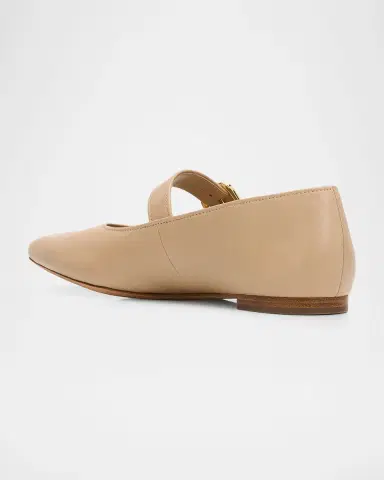 Vince Daniela Leather Ballerina Flats | Thumbnail 4