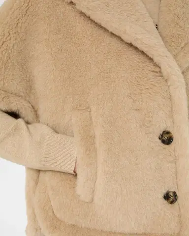 Max Mara Teddy Wool Cape | Thumbnail 5