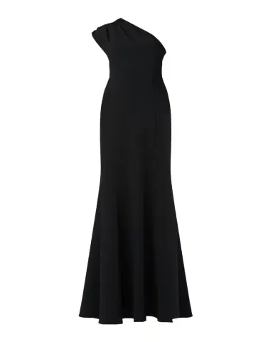 Shoshanna McKenna One-Shoulder Crepe Gown | Thumbnail 1 Shoshanna McKenna One-Shoulder Crepe Gown | Thumbnail 1