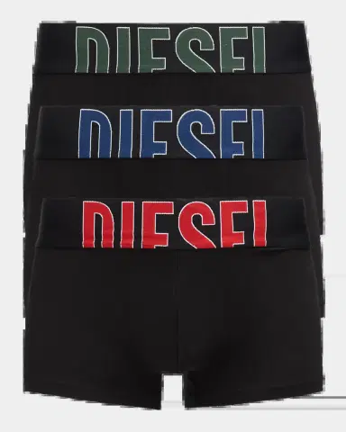 Diesel Men's Damien Pop Logo 3-Pack Boxer Briefs | Thumbnail 2 Diesel Men's Damien Pop Logo 3-Pack Boxer Briefs | Thumbnail 2