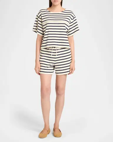 Moncler Stripe Short-Sleeve T-Shirt | Thumbnail 2 Moncler Stripe Short-Sleeve T-Shirt | Thumbnail 2
