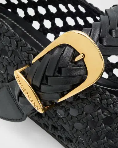 Zimmermann Alchemy Woven Leather Ballerina Flats | Thumbnail 5 Zimmermann Alchemy Woven Leather Ballerina Flats | Thumbnail 5