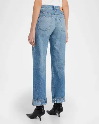 MOUSSY VINTAGE Hopkinton Straight Low-Rise Jeans | Thumbnail 2 MOUSSY VINTAGE Hopkinton Straight Low-Rise Jeans | Thumbnail 2