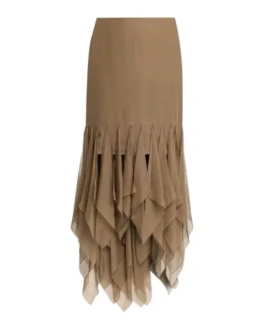 Valentino Garavani Asymmetrical Chiffon Skirt | Thumbnail 1