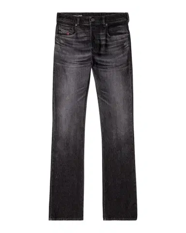 Diesel Men's D-2007 Straight-Leg Black Denim Jeans | Thumbnail 1