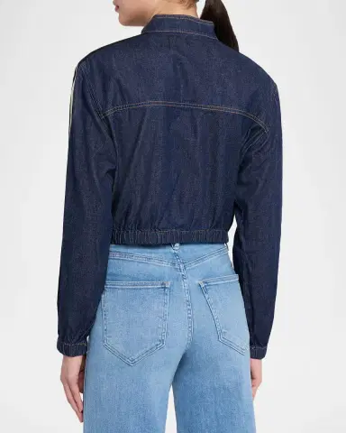 Veronica Beard Gigi Denim Track Jacket | Thumbnail 3