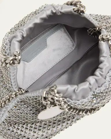 Stella McCartney Falabella Small Rhinestone Mesh Top Handle Bag | Thumbnail 7