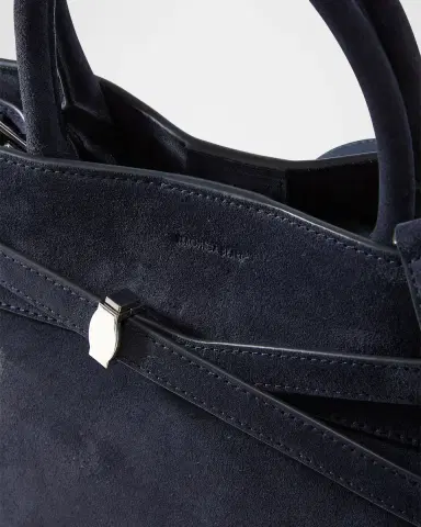 Veronica Beard Dash Belted Suede Top-Handle Bag | Thumbnail 6 Veronica Beard Dash Belted Suede Top-Handle Bag | Thumbnail 6