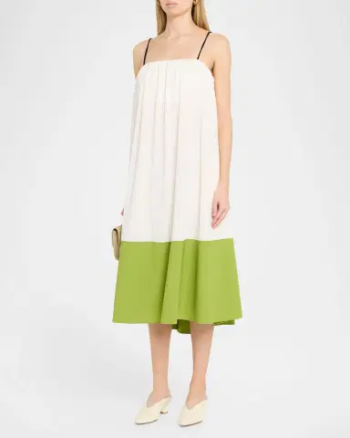 Proenza Schouler White Label Saria Crepe Jersey Midi Dress | Thumbnail 4 Proenza Schouler White Label Saria Crepe Jersey Midi Dress | Thumbnail 4
