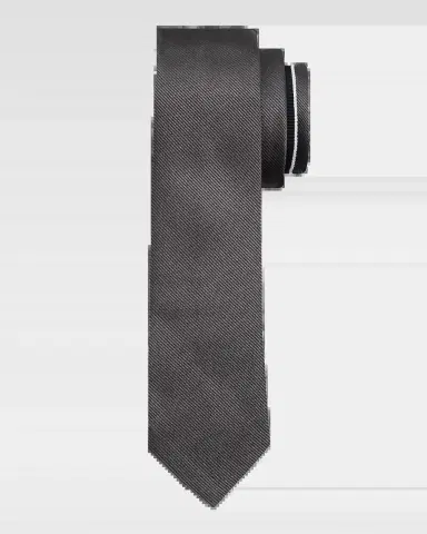 Thom Browne Men's Signature Grosgrain-Trim Silk Tie | Thumbnail 2 Thom Browne Men's Signature Grosgrain-Trim Silk Tie | Thumbnail 2