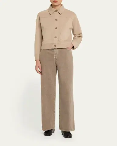 Vince Cropped Patch Pocket Jacket | Thumbnail 2