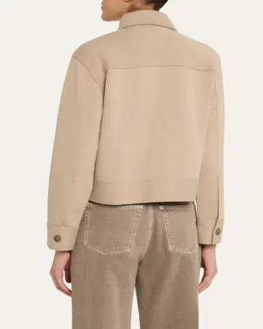 Vince Cropped Patch Pocket Jacket | Thumbnail 3