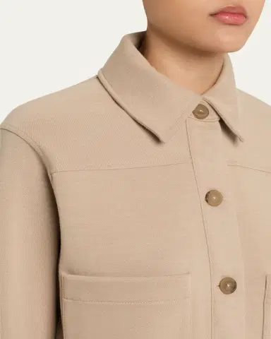 Vince Cropped Patch Pocket Jacket | Thumbnail 5