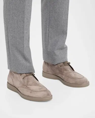Brioni Men's Journey Suede Desert Boots | Thumbnail 2