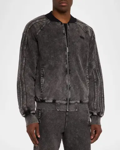 Diesel Men 's Ss-S-Alt Sweat-S Full-Zip Sweatshirt | Thumbnail 4 Diesel Men 's Ss-S-Alt Sweat-S Full-Zip Sweatshirt | Thumbnail 4