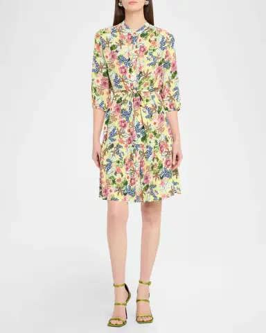 Saloni Tyra Printed A-Line Shirtdress | Thumbnail 2 Saloni Tyra Printed A-Line Shirtdress | Thumbnail 2