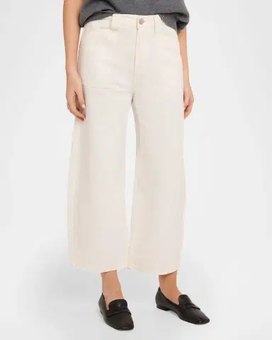 Moussy Vintage Malba Cropped Barrel Jeans | Thumbnail 4