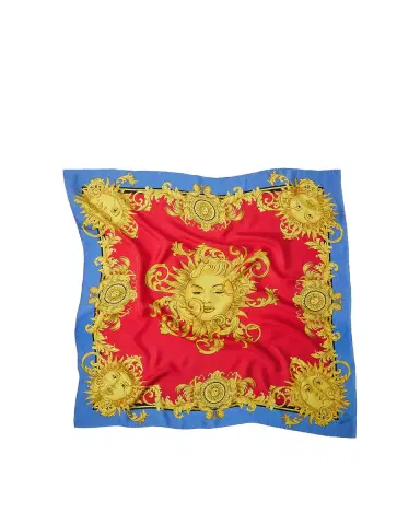 Versace Printed Silk Twill Scarf | Thumbnail 3