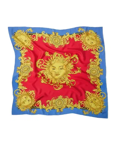 Versace Printed Silk Twill Scarf | Thumbnail 1