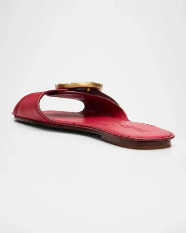 Zimmermann Solena Leather Flat Slide Sandals | Thumbnail 6 Zimmermann Solena Leather Flat Slide Sandals | Thumbnail 6