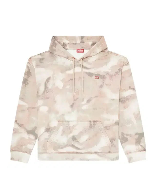 Camouflage Cotton Jersey Hoodie