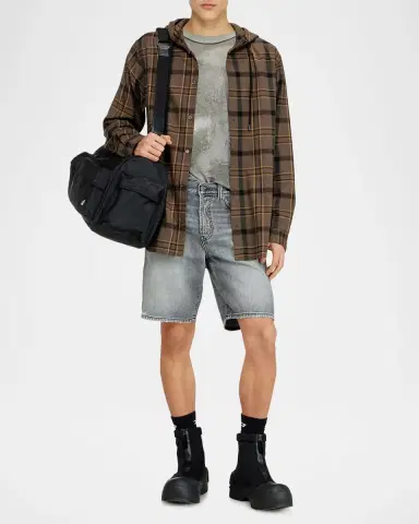 Diesel Men's Regular Distressed Denim Shorts | Thumbnail 2 Diesel Men's Regular Distressed Denim Shorts | Thumbnail 2
