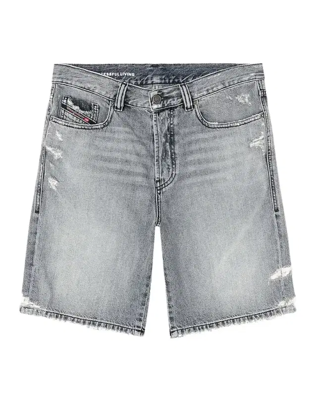 Men 's Regular Distressed Denim Shorts