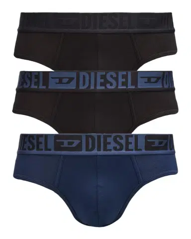 Diesel Men's Andre 3-Pack Cotton-Stretch Briefs | Thumbnail 1